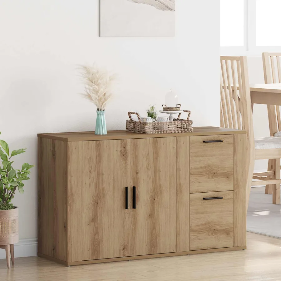 Buffet Chêne artisanal 100 x 33 x 59,5 cm Bois d'ingénierie