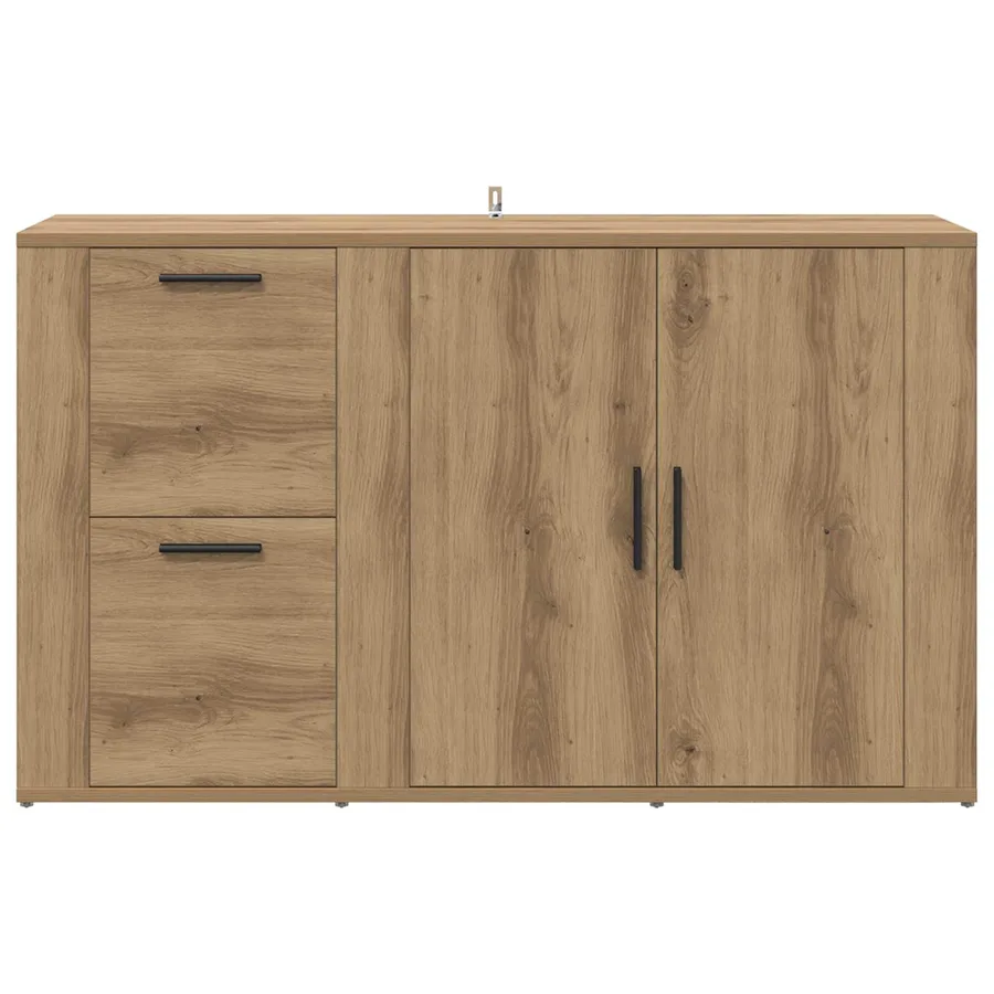 Buffet Chêne artisanal 100 x 33 x 59,5 cm Bois d'ingénierie - 6