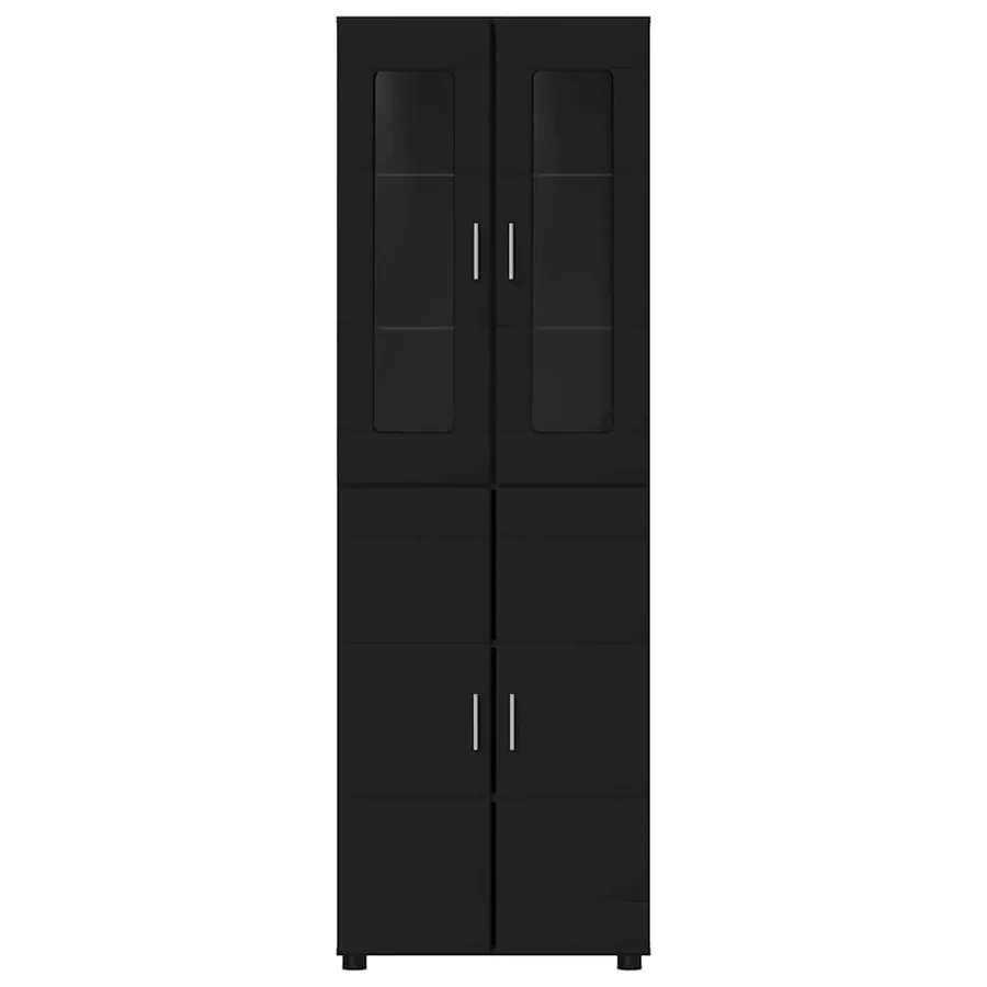 Haut Armoire FLORIN Noir 60 x 35 x 182 cm Bois d'ingénierie - 6