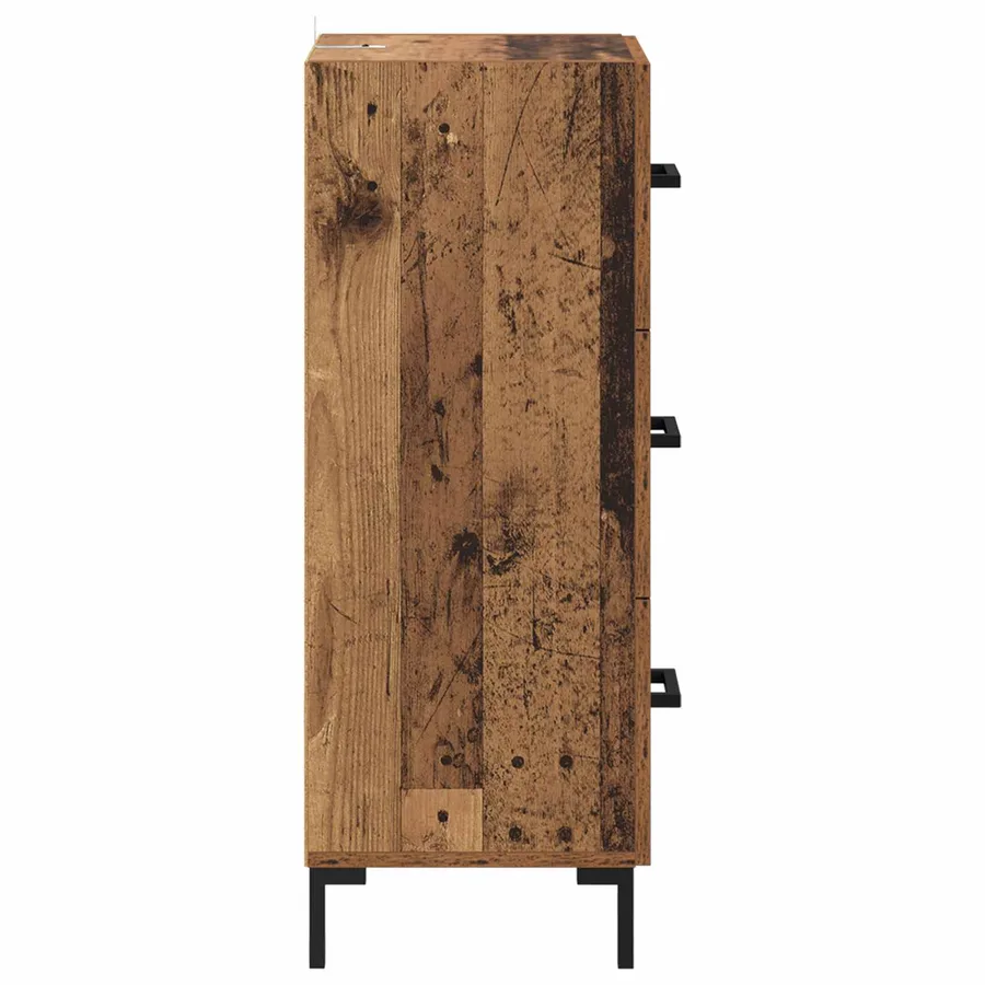 Buffet Bois ancien 34,5 x 34 x 90 cm Bois d'ingénierie - 7