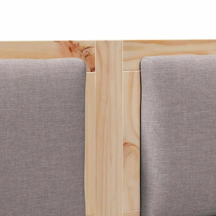 Tête de lit Autre Marron 180 cm Bois massif en pin - 7