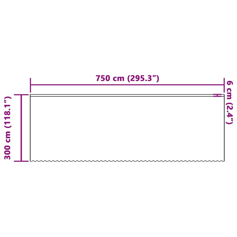 Rideau en Dentelle Floral Blanc 300 x 750 cm Polyester - 8
