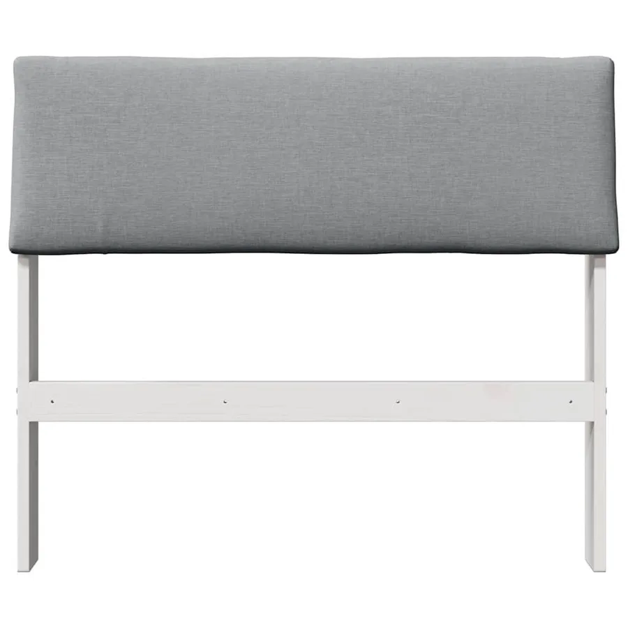 Tête de lit capitonnée Gris clair 100 cm Pin massif - 4