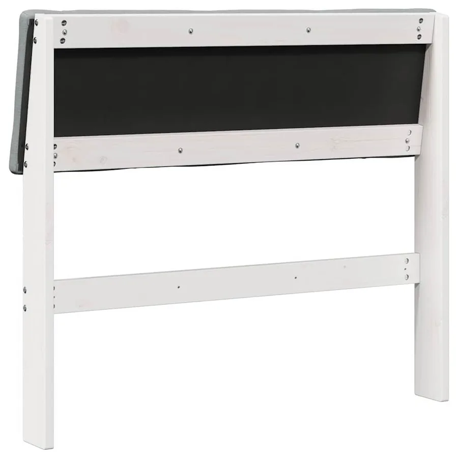 Tête de lit capitonnée Gris clair 100 cm Pin massif - 6