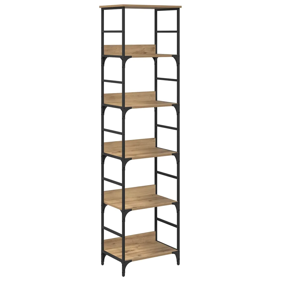 Étagère 5 niveaux 50 x 33 x 188,5 cm Bois d'ingénierie - 2