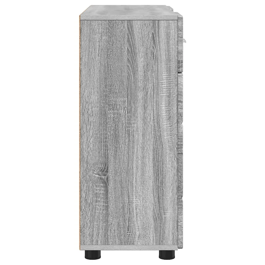 Cabinet en Bois avec tiroir Gris Sonoma 88,5 x 30,5 x 73 cm - 7