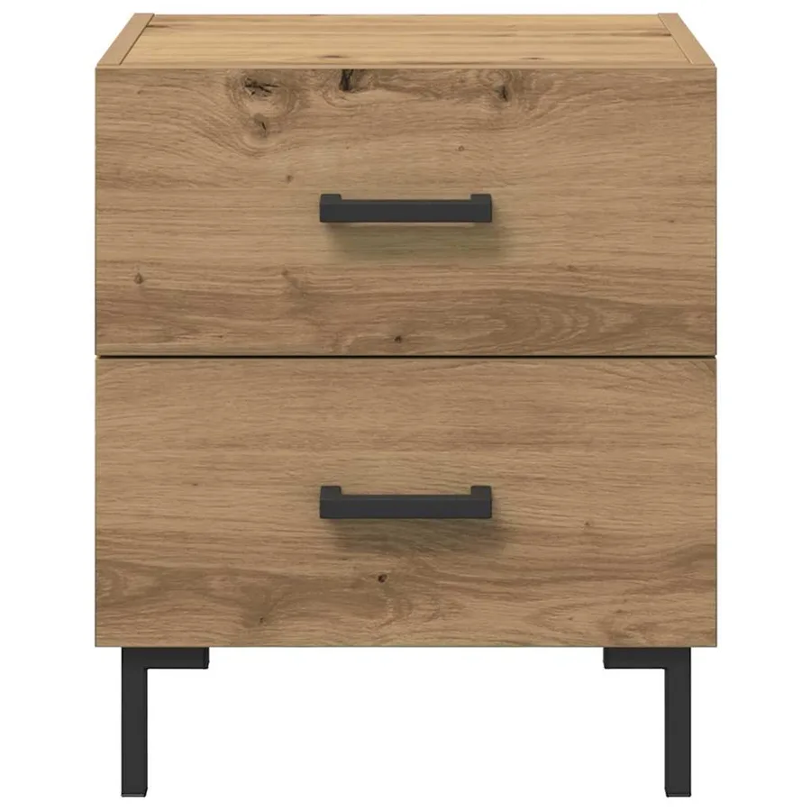 Cabinet de chevet Chêne artisanal 40 x 35 x 47,5 cm - 6