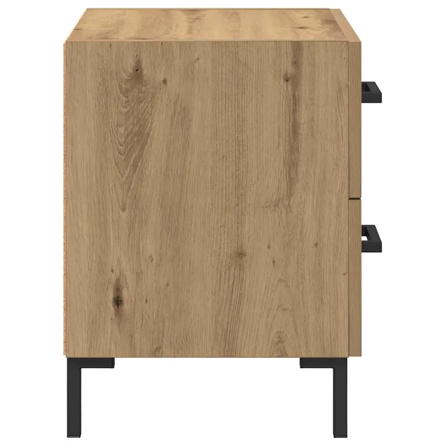 Cabinet de chevet Chêne artisanal 40 x 35 x 47,5 cm - 7