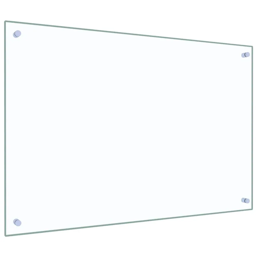 Crédence de cuisine 2 pcs Transparent 90 x 60 cm verre trempé - 3
