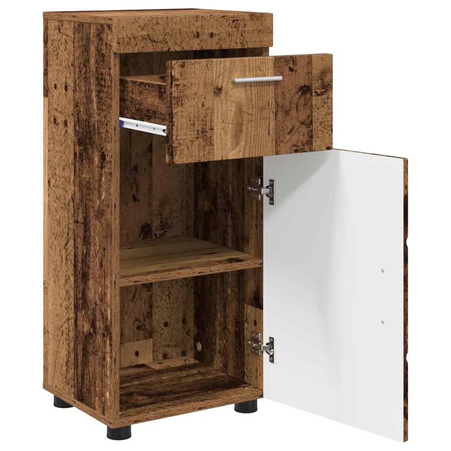Ensemble d'armoire de salle de bain TULUM Bois ancien - 5