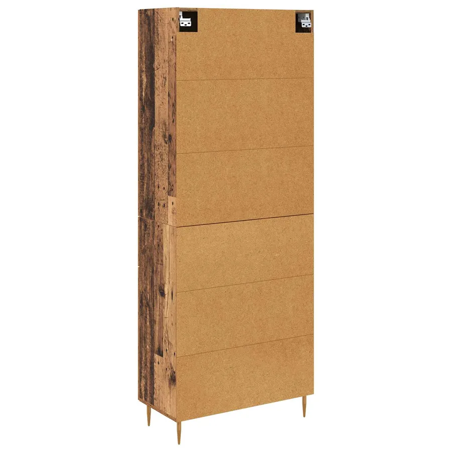 Haut Armoire Bois Ancien 69,5 x 34 x 180 cm Bois d'ingénierie - 10