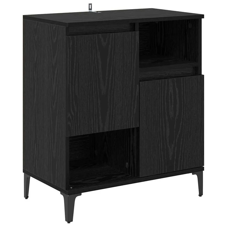 Buffets 3 pcs Chêne noir 60 x 35 x 70 cm Bois d'ingénierie - 4