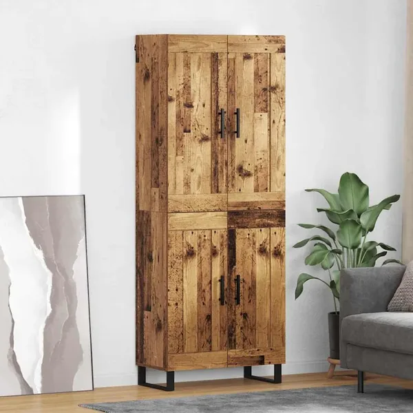 Haut Armoire Bois ancien 69,5 x 34 x 180 cm Bois d'ingénierie