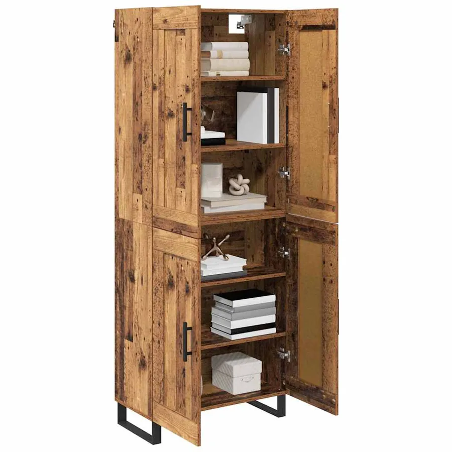 Haut Armoire Bois ancien 69,5 x 34 x 180 cm Bois d'ingénierie - 3