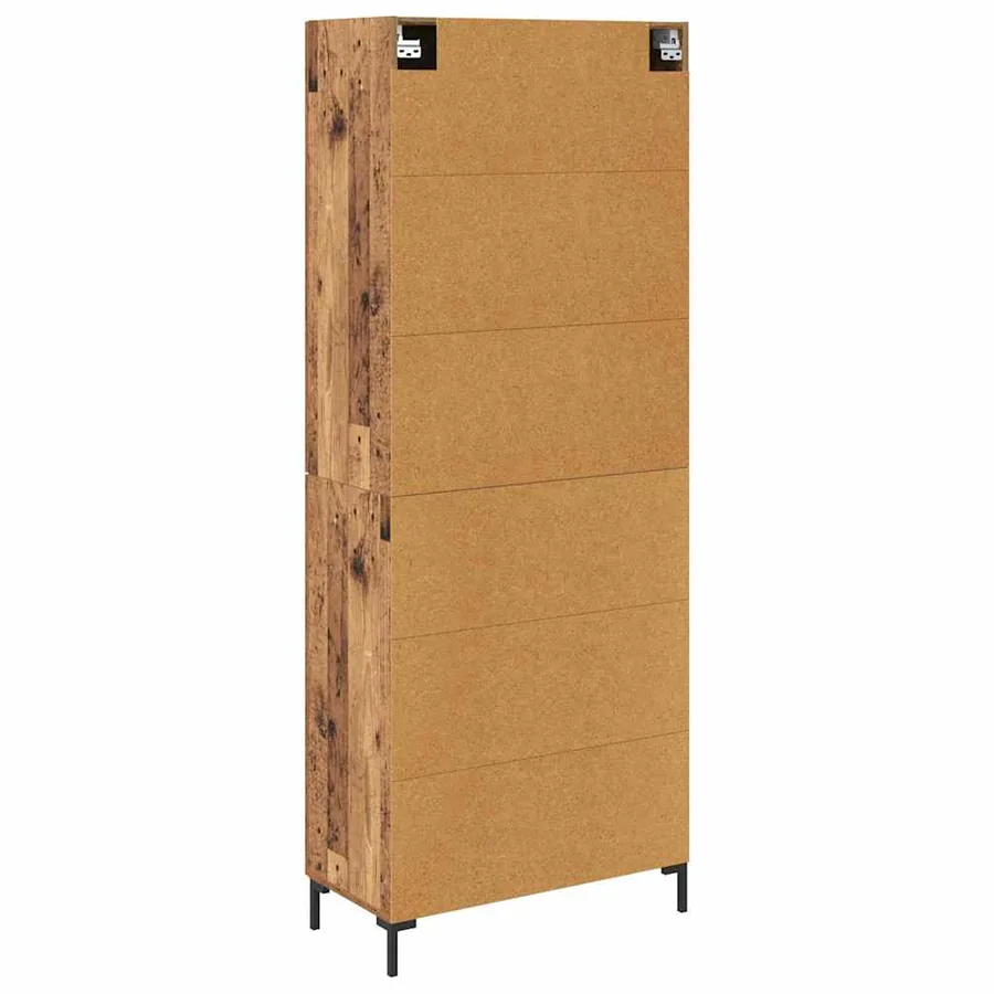 Haut Armoire Bois Ancien 69,5 x 34 x 180 cm Bois d'ingénierie - 8