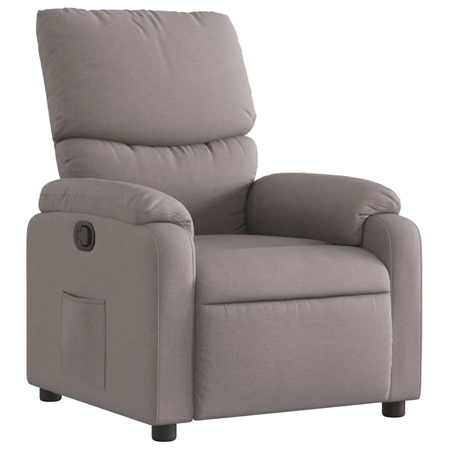 Fauteuil inclinable Taupe Tissu - 2