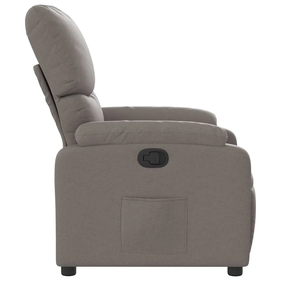 Fauteuil inclinable Taupe Tissu - 4
