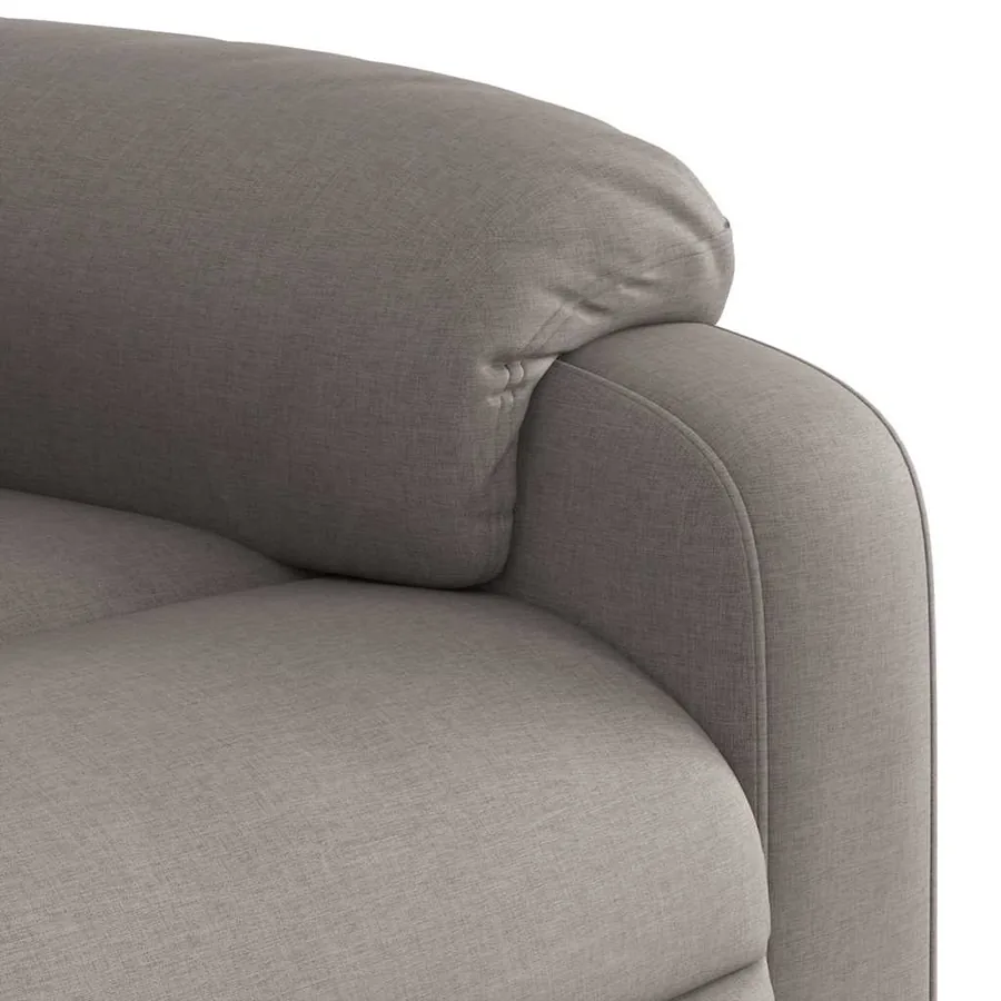 Fauteuil inclinable Taupe Tissu - 8