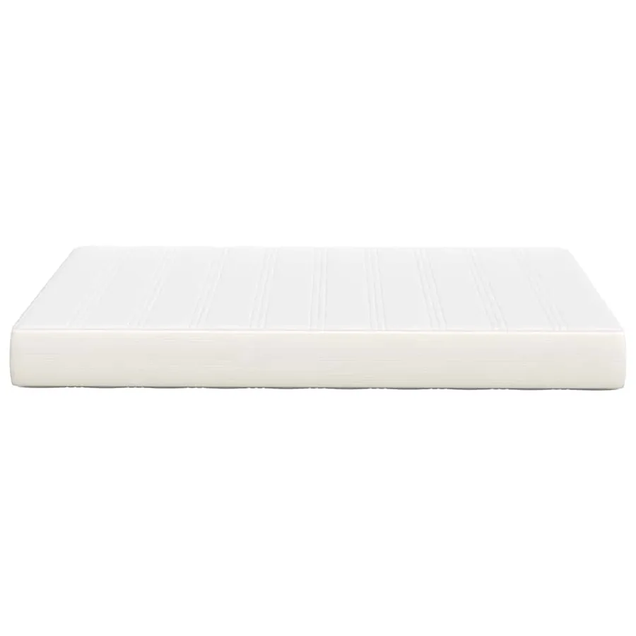 Matelas de Lit avec matelas Crème 120 x 200 cm tissu - 5