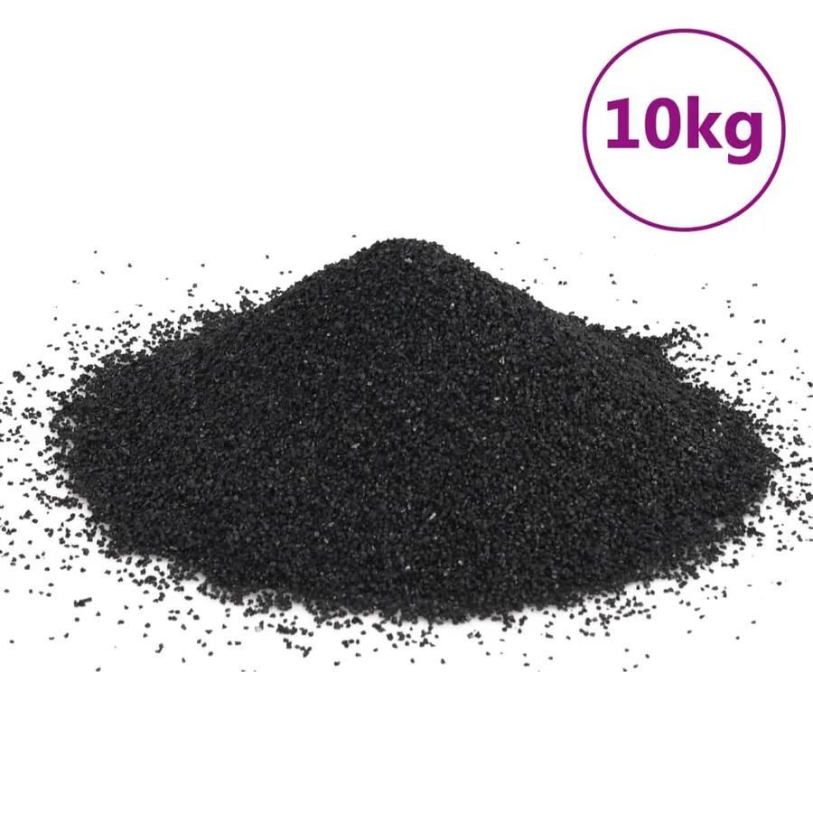 Sable pour aquarium 10 kg noir 0,2-2 mm - 2