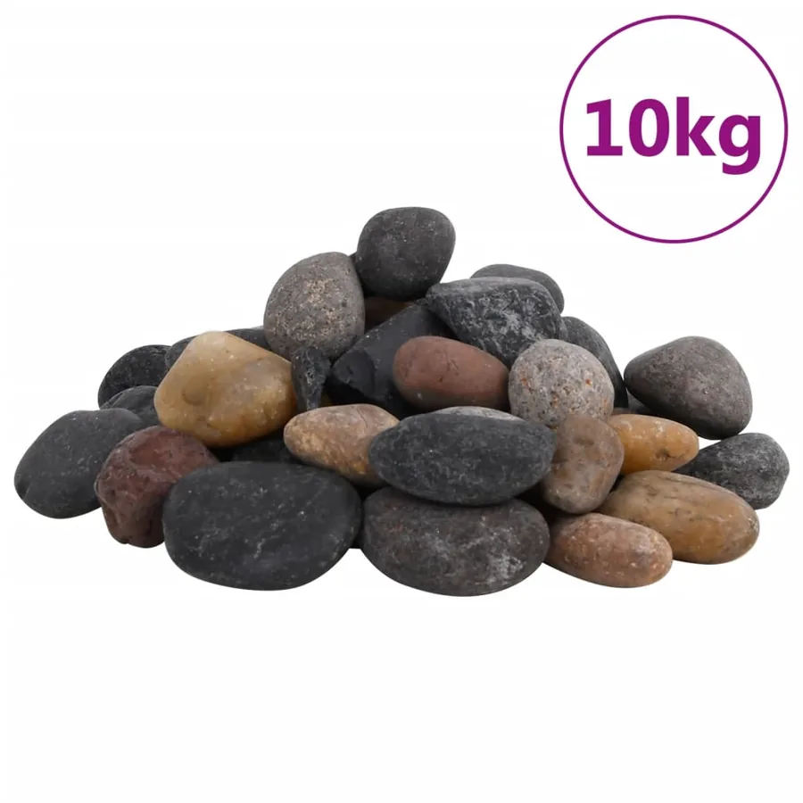 Galets polis 10 kg multicolores 5-8 cm - 2