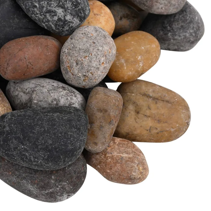 Galets polis 10 kg multicolores 5-8 cm - 5