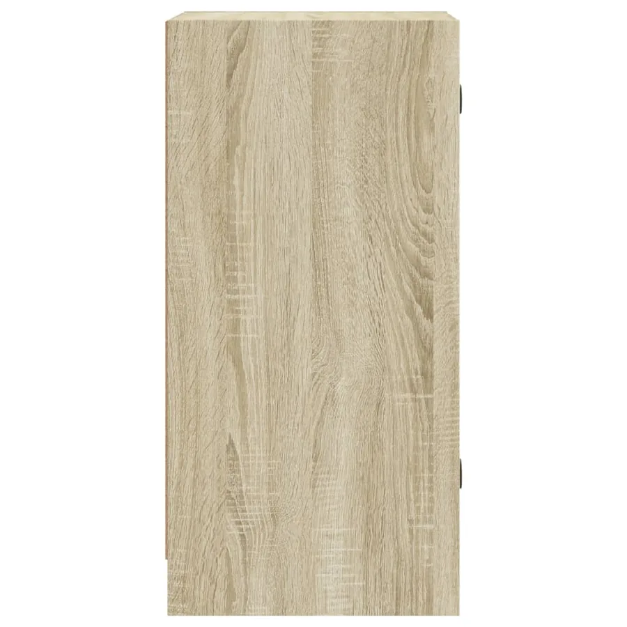 Armoire latérale avec portes en verre chêne sonoma 35x37x75,5cm - 7