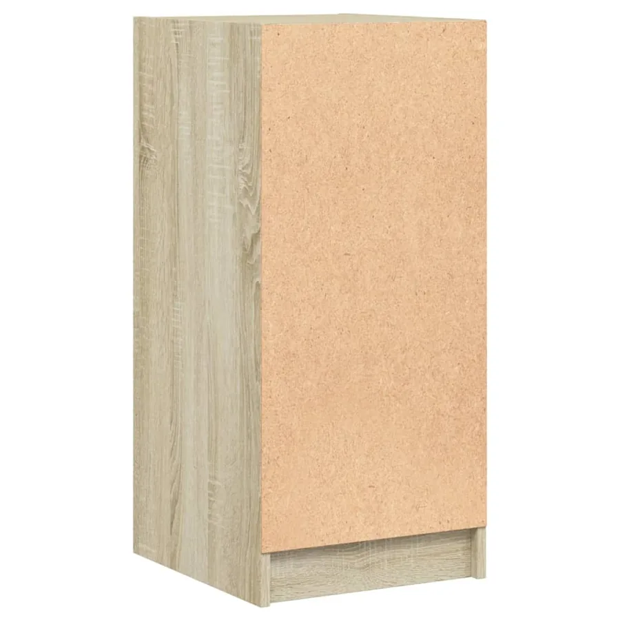 Armoire latérale avec portes en verre chêne sonoma 35x37x75,5cm - 8