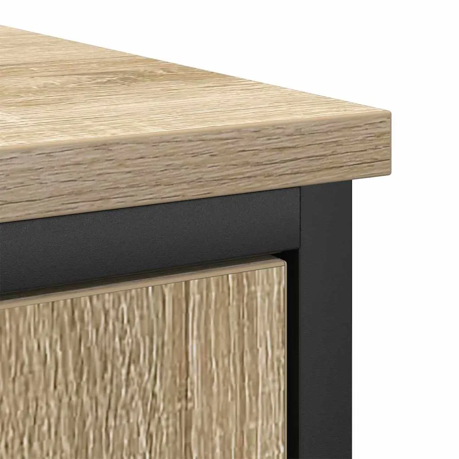 Ensemble de mobilier de salle de bain avec étagère 3 pcs Marron - 8
