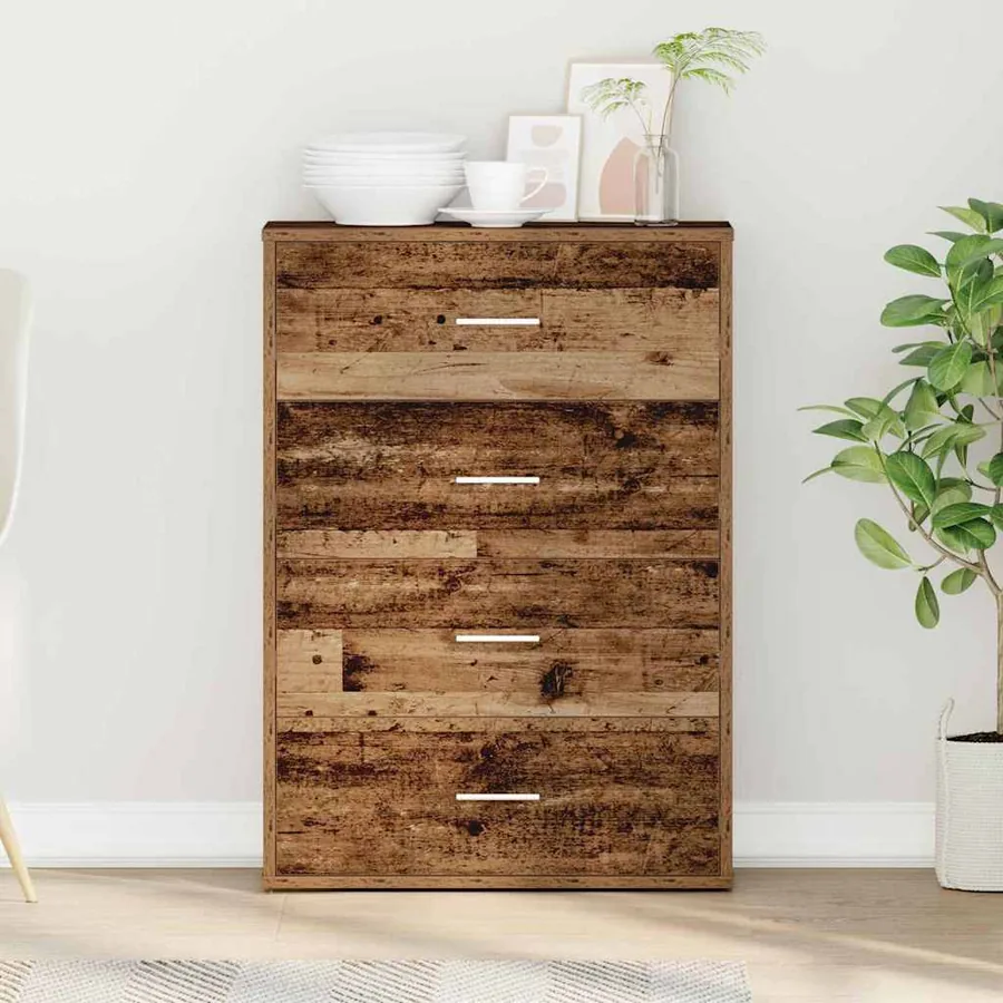 Buffet Bois ancien 60 x 31 x 84 cm Bois d'ingénierie