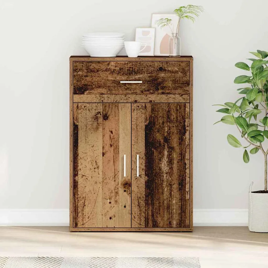 Buffet Bois ancien 60 x 30 x 84 cm Bois d'ingénierie
