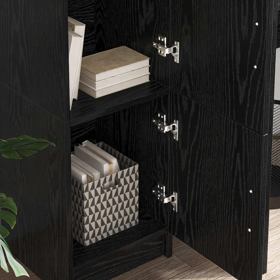 Haut Armoire Chêne noir 31.5 x 32 x 122.5 cm - 4