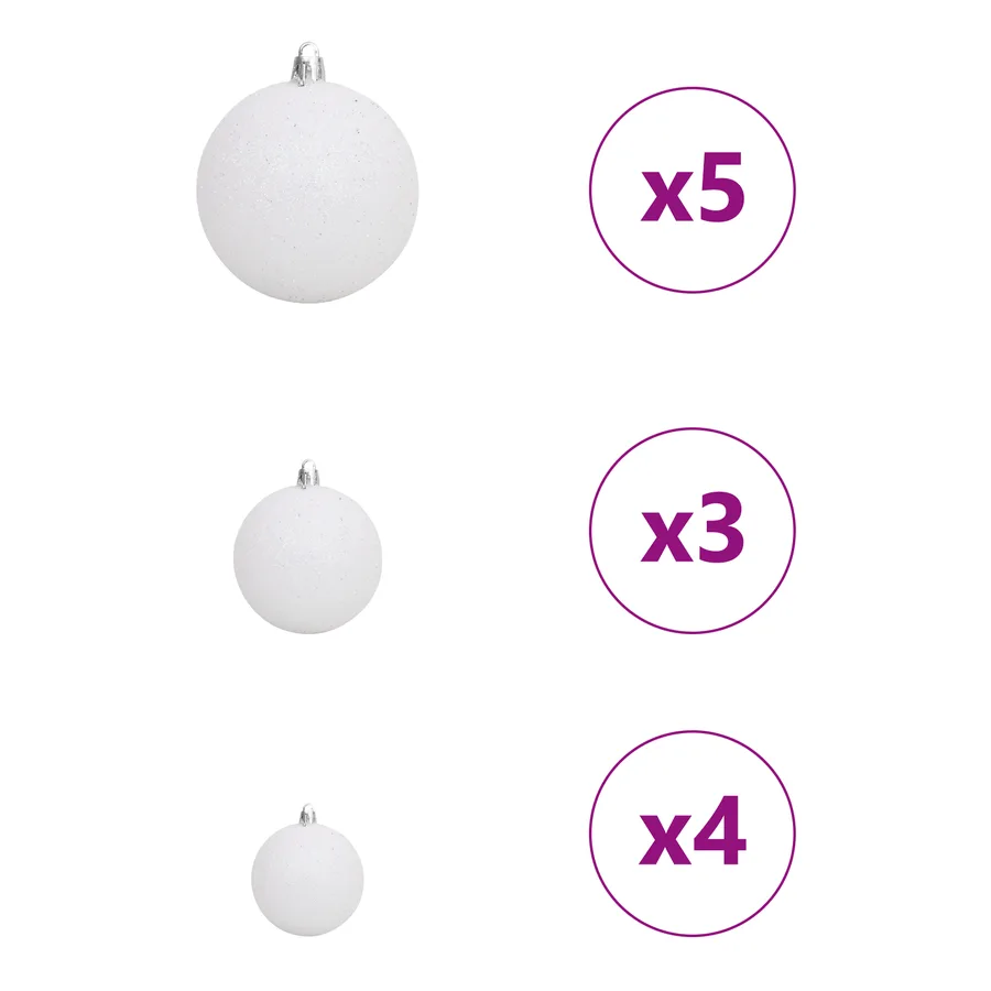 Sapin de Noël artificiel Vert 150 cm PVC, plastique et acier - 6
