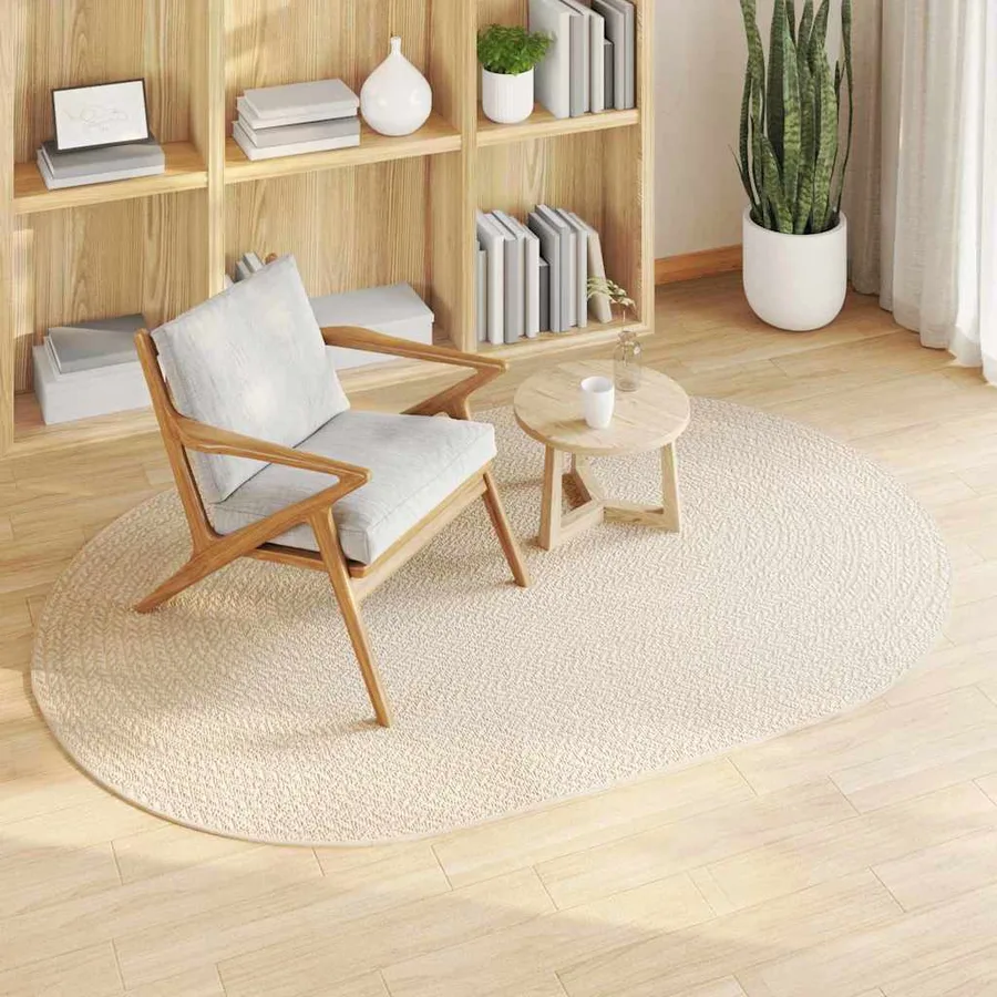 Tapis ZIZUR Crème 200 x 140 cm Polypropylène - 3