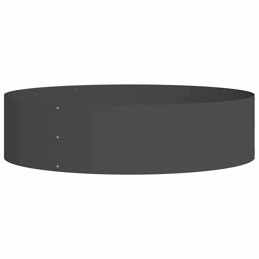 Anneau de jardinière 5 pc Noir 80 x 80 x 20 cm - 5