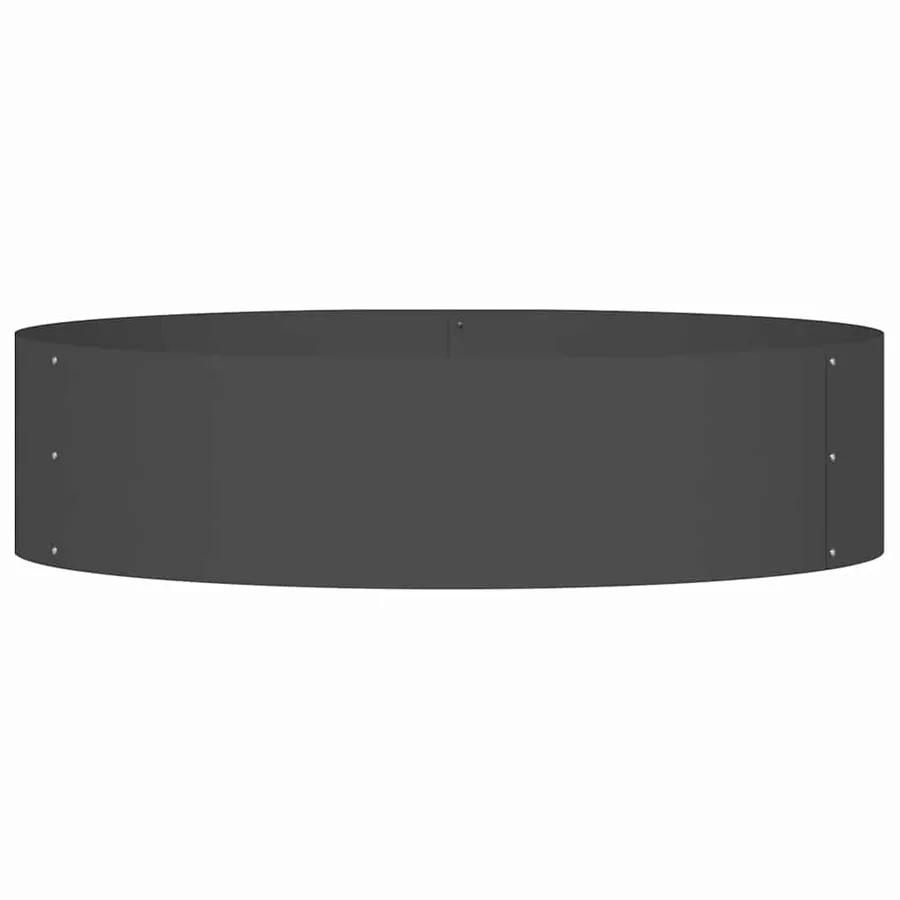 Anneau de jardinière 5 pc Noir 80 x 80 x 20 cm - 6