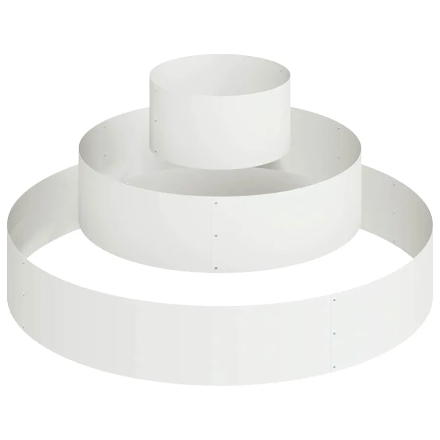 Cache-pot de jardin Blanc 120 x 120 x 20 cm - 2