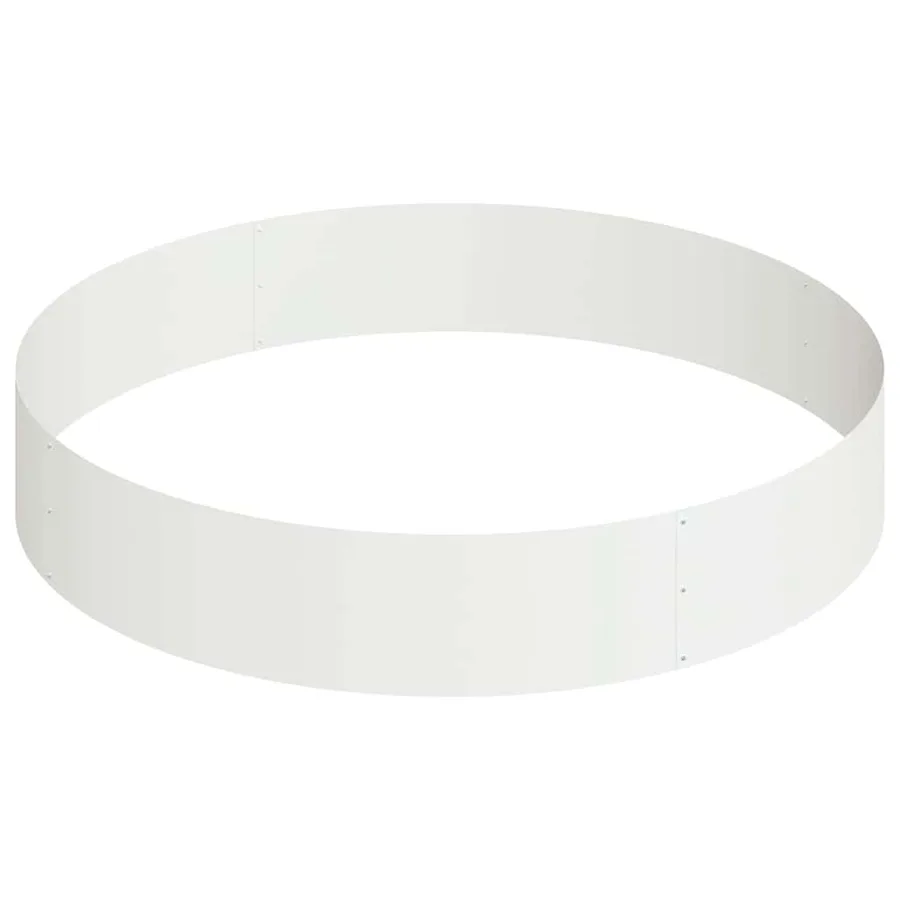 Cache-pot de jardin Blanc 120 x 120 x 20 cm - 5
