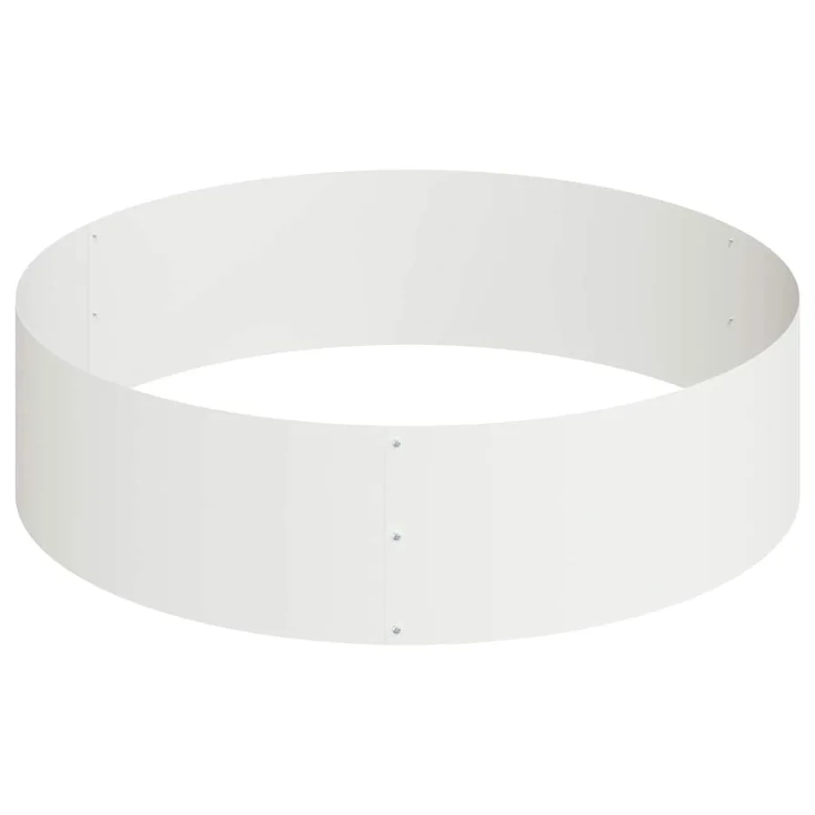 Cache-pot de jardin Blanc 120 x 120 x 20 cm - 6