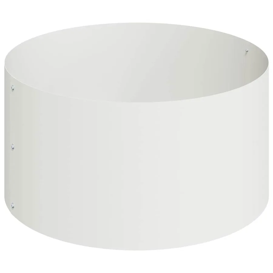 Cache-pot de jardin Blanc 120 x 120 x 20 cm - 7