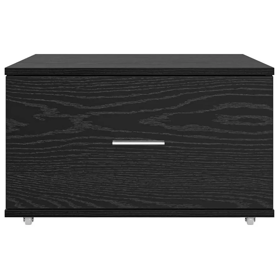 Armoire à tiroirs avec roue Chêne noir 55 x 45 x 31 cm - 6