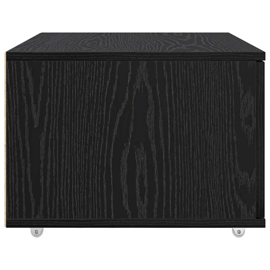 Armoire à tiroirs avec roue Chêne noir 55 x 45 x 31 cm - 7