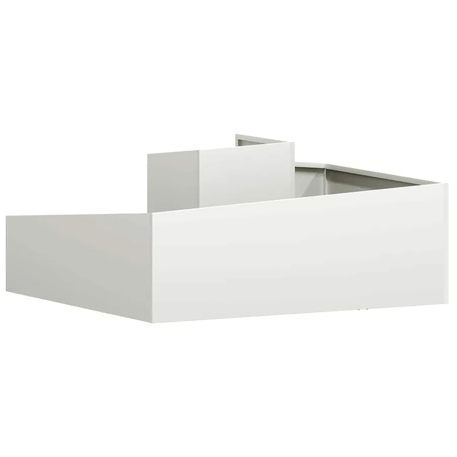 Cache-pot de jardin Blanc 100 x 100 x 50 cm - 7