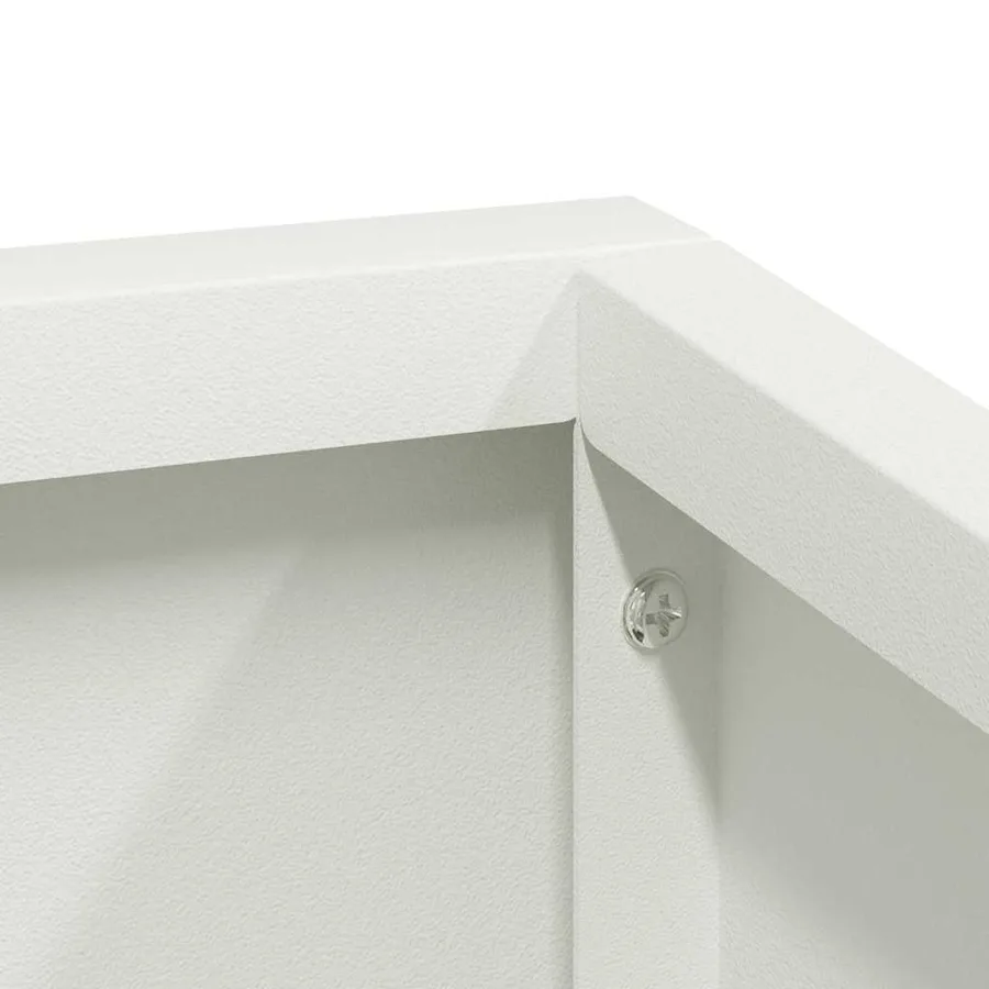 Cache-pot de jardin Blanc 100 x 100 x 50 cm - 9