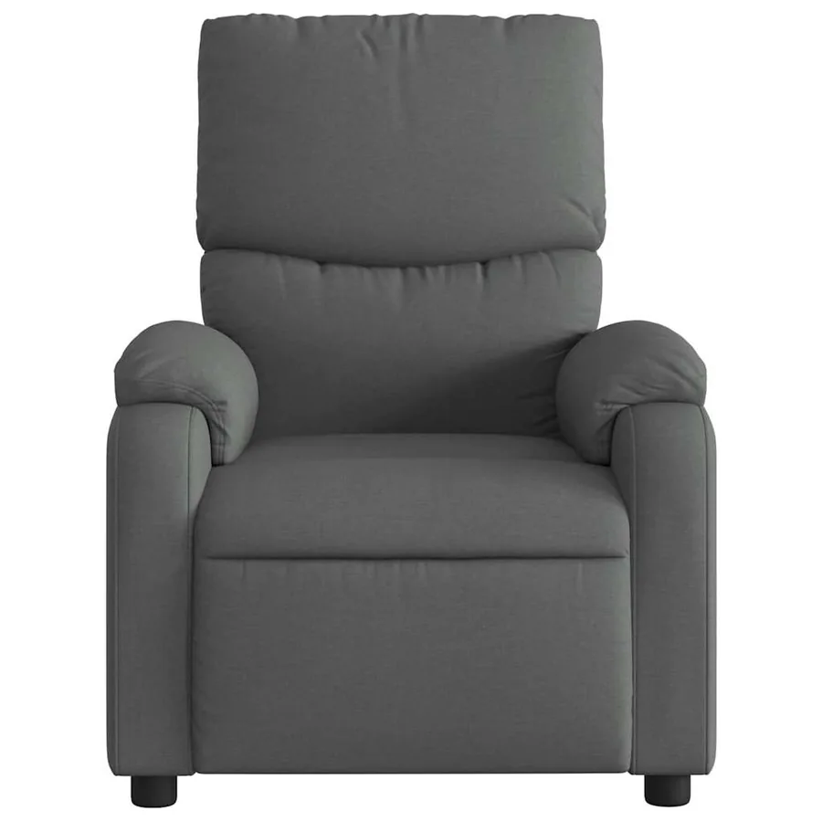 Fauteuil inclinable Gris foncé Tissu - 3