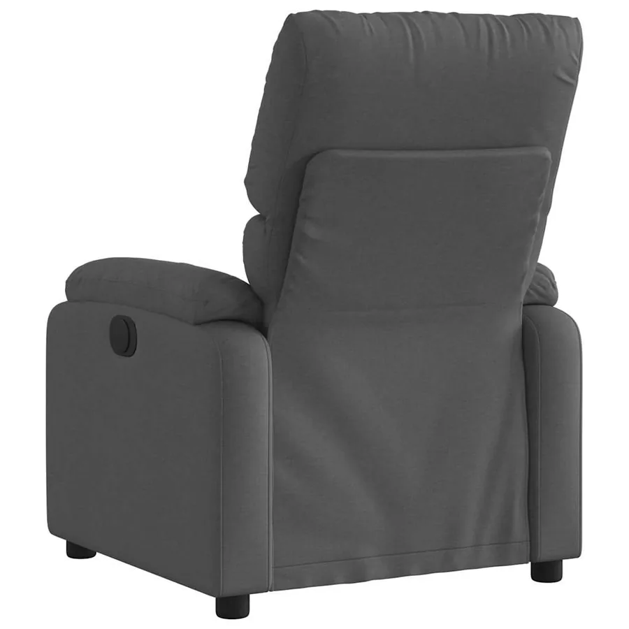 Fauteuil inclinable Gris foncé Tissu - 5