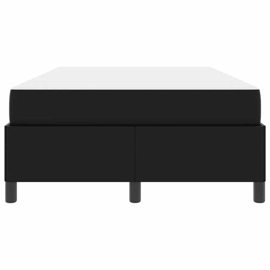 Cadre de lit avec matelas Noir 120 x 190 cm tissu - 6