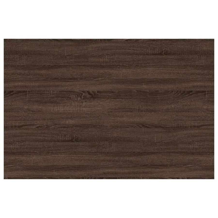 Étagères murales 4 pcs chêne marron 60x40x1,5cm bois ingénierie - 6