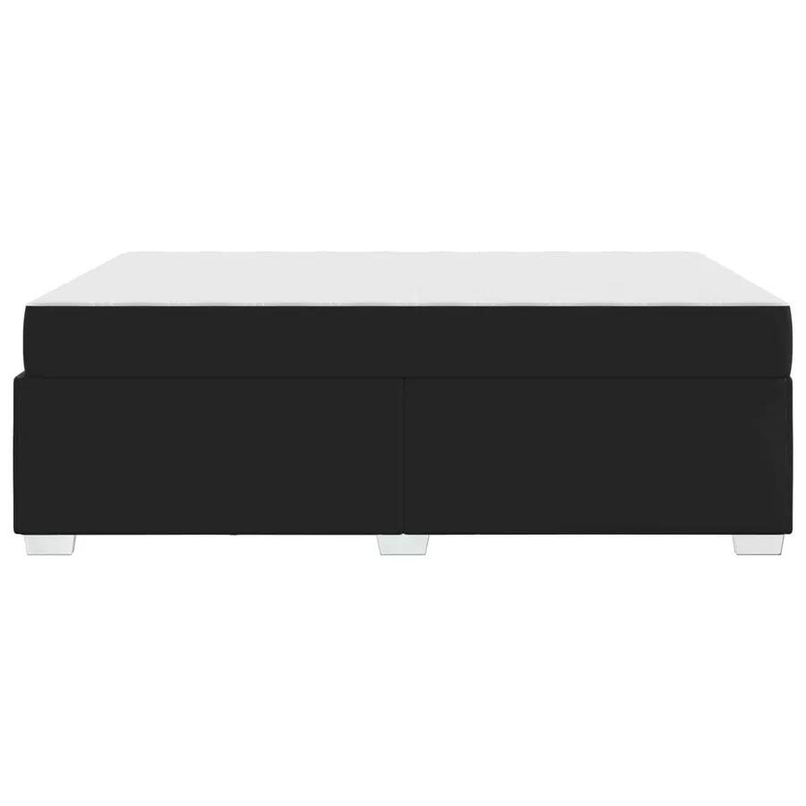 Cadre de lit avec matelas Noir 160 x 200 cm tissu - 7