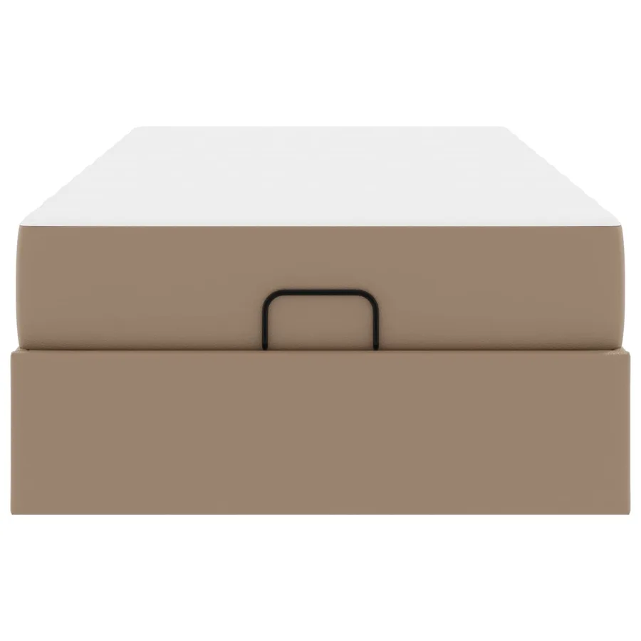 Cadre de lit avec matelas Autre 2 pcs Tan PVC - 7